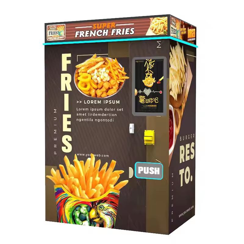 Máquina expendedora comercial de patatas fritas